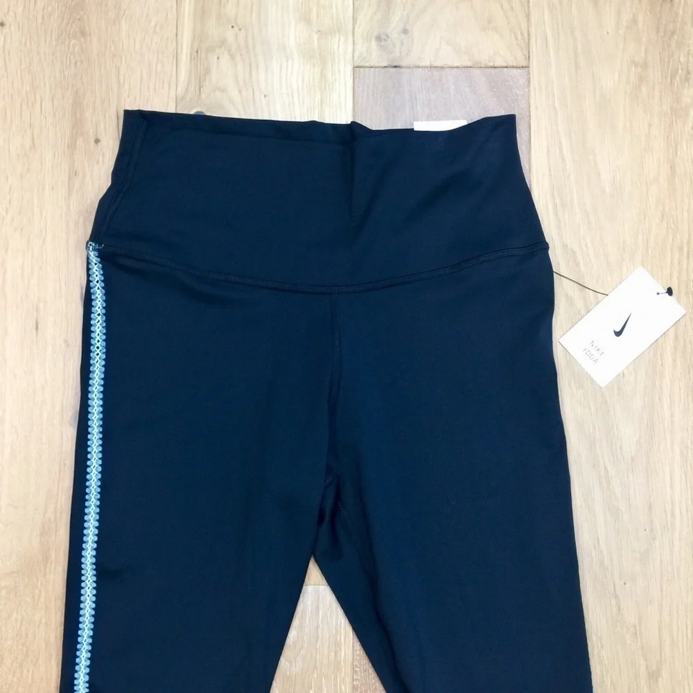 NIKE Yoga NY Crochet High Rise Leggings Size Large